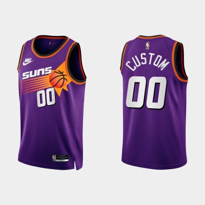 Phoenix Suns Custom Purple Men's Nike NBA 2022 23 Classic Edition Jersey